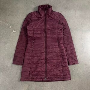 Patagonia Women's Puffer Jacket in Burgundy